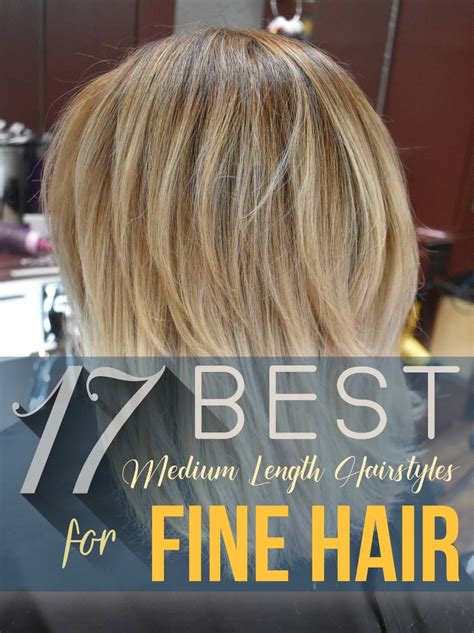 hair styles medium length|medium length hairstyles for thin fine hair.